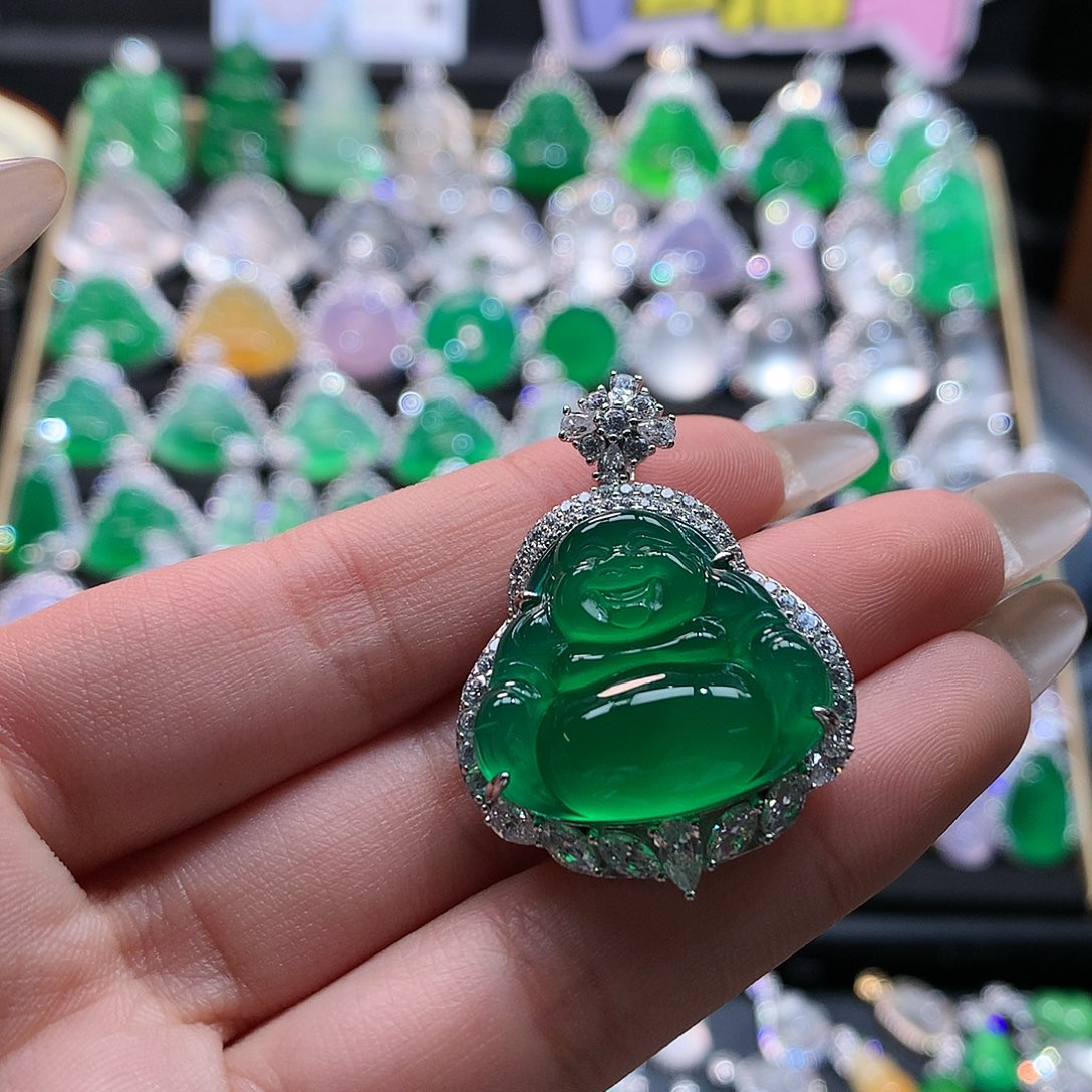 玛瑙/玉髓颈饰银S925镶嵌