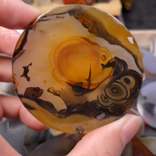 玛瑙/玉髓吊坠(不含链)未镶嵌