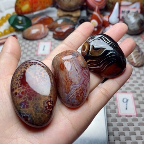 未镶嵌玛瑙/玉髓珠宝奇石飝