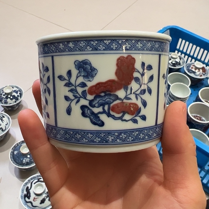 果**爷元青拙手仿元画片