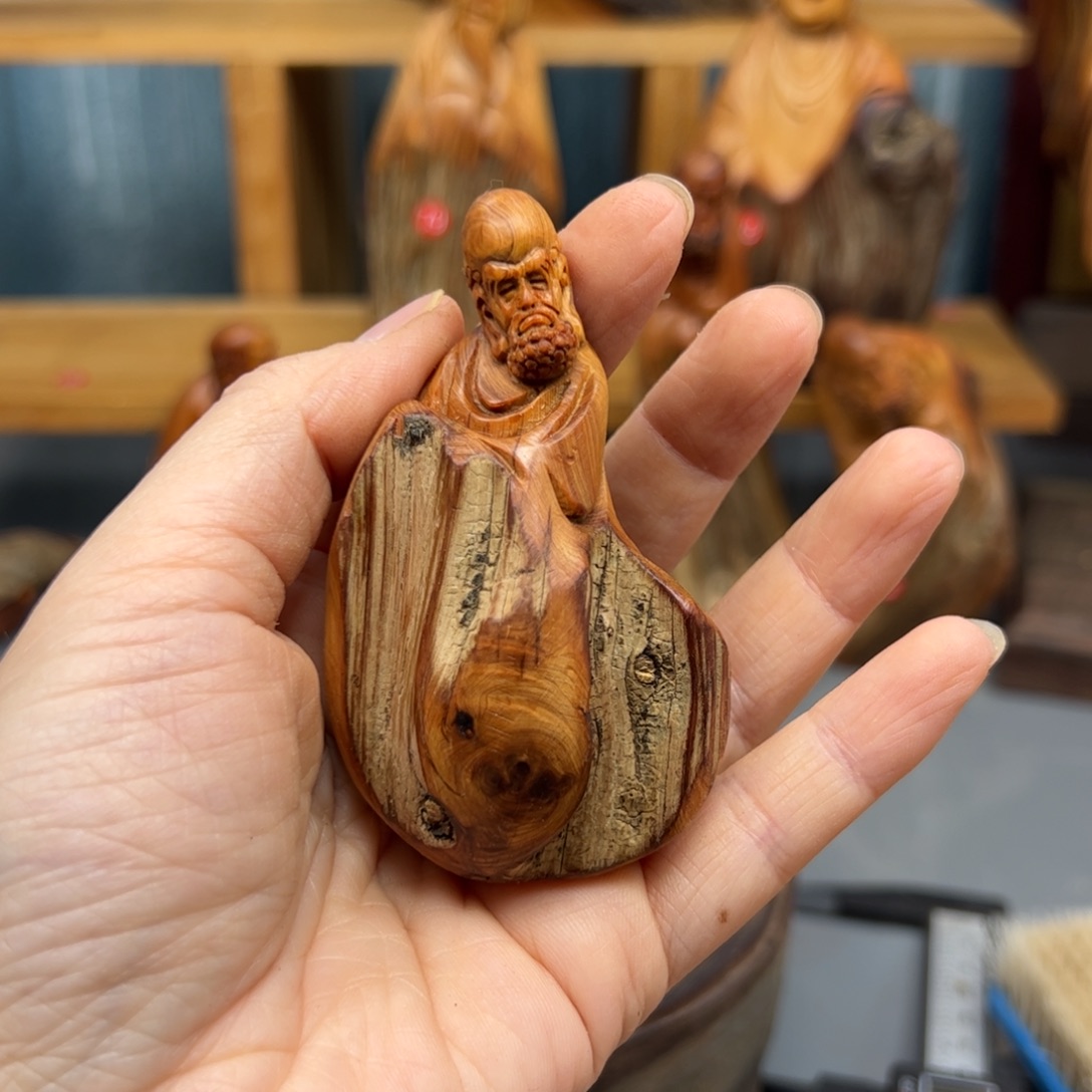 柏木崖柏木摆件手把件65