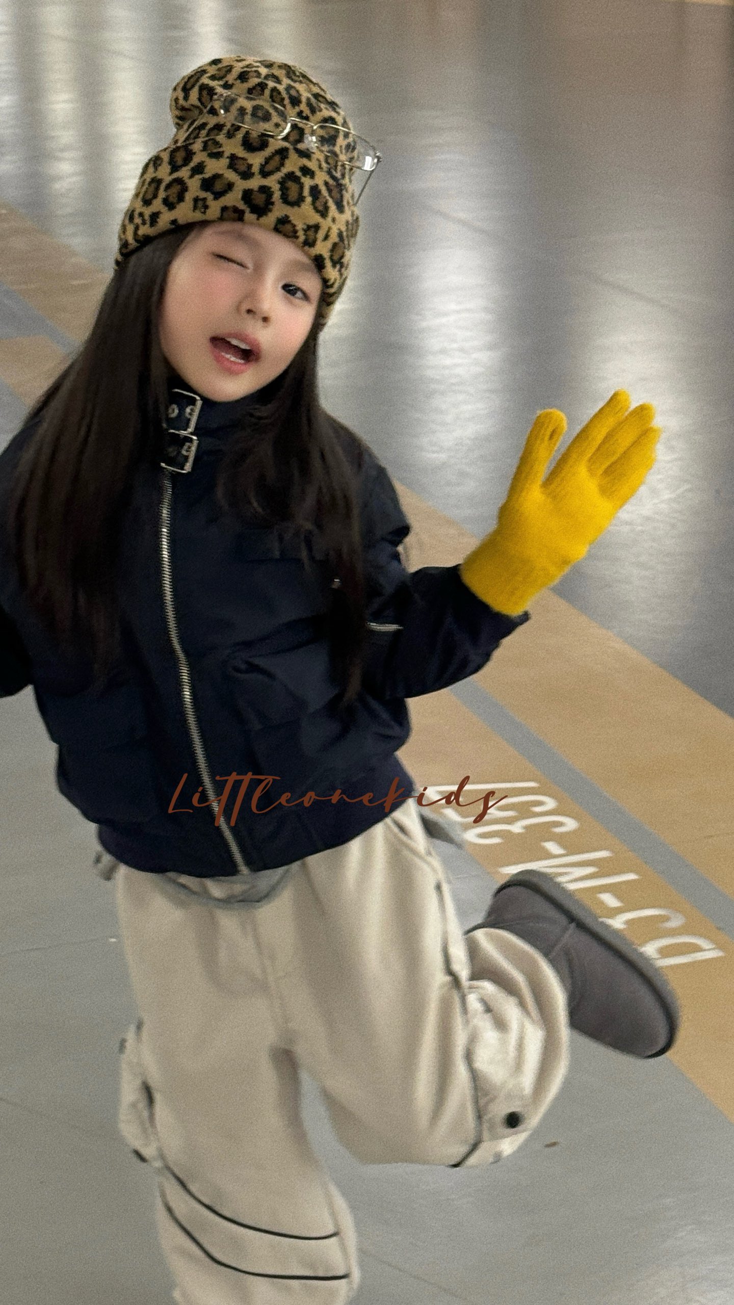 小一家甜酷工装外套藏青680-NO退换