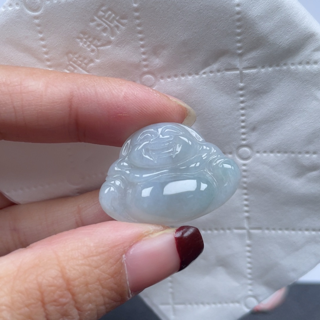 翡翠颈饰未镶嵌纯天然a货缅甸翡翠包邮