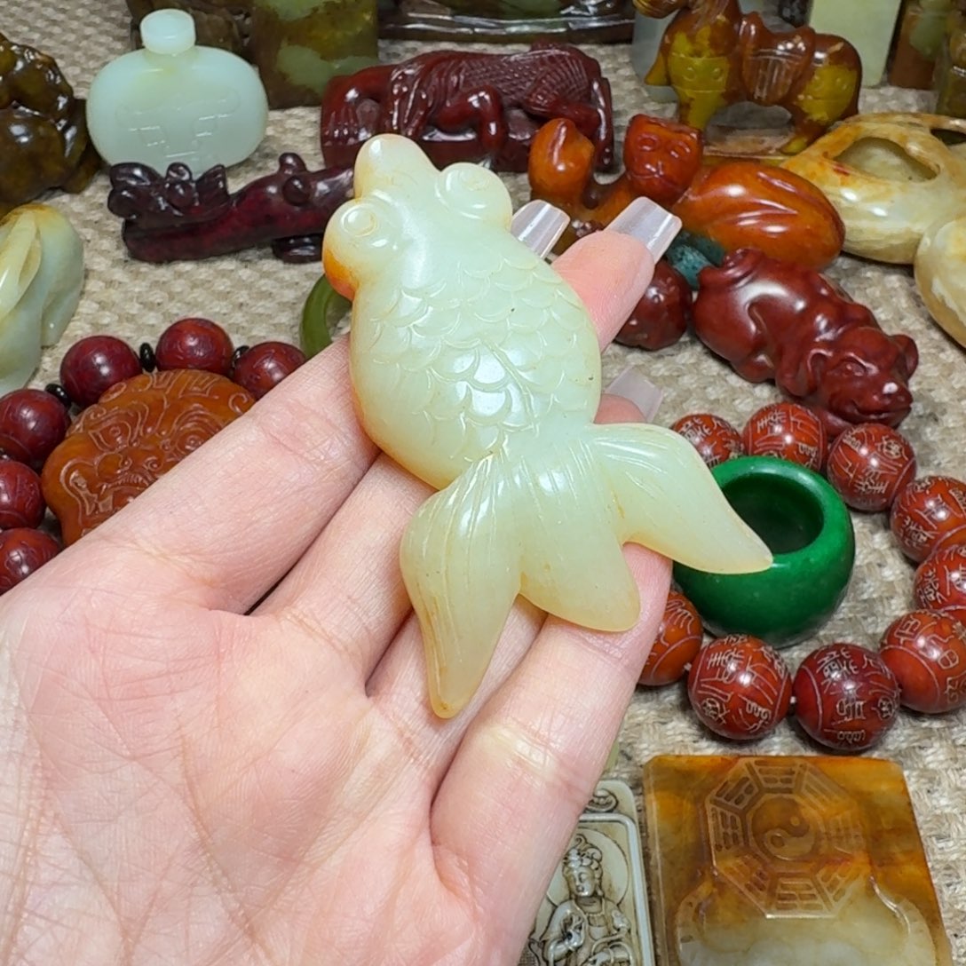 白玉菩提吊坠挂件