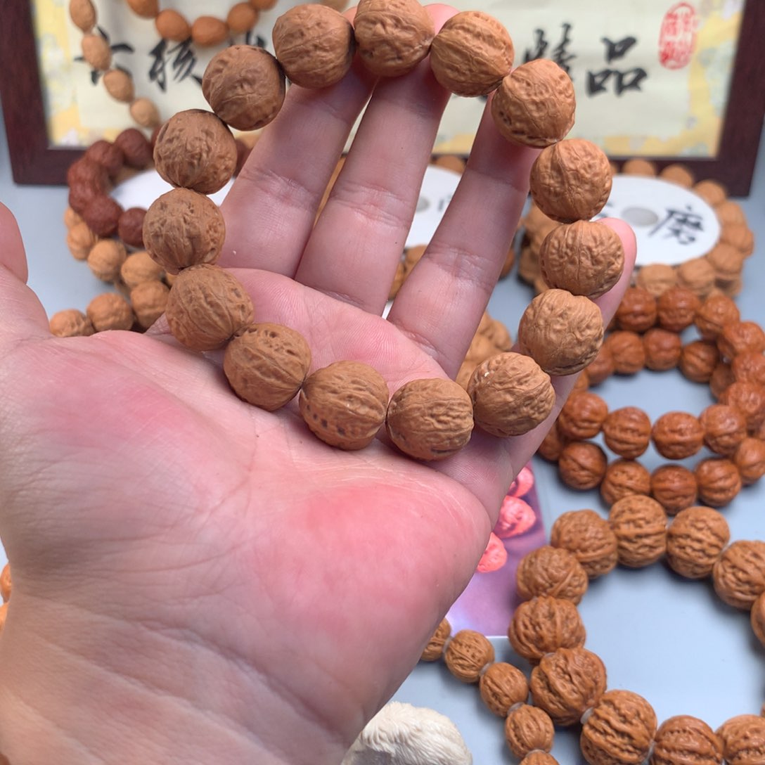 文玩核桃手串1.7京八棱
