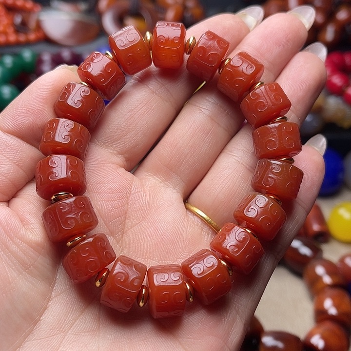 玛瑙/玉髓手链未镶嵌