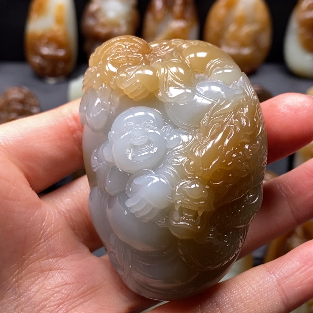 和田玉把件未镶嵌一****9