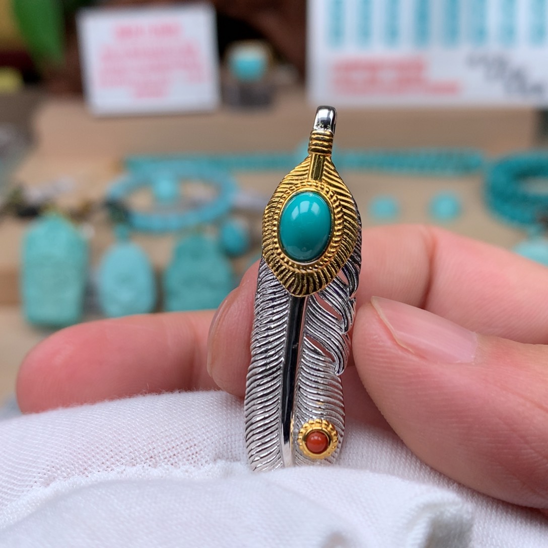 绿松石未镶嵌精品手串