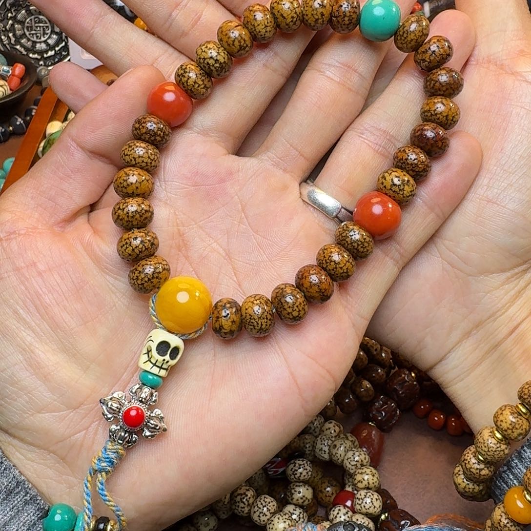 柏香籽/百香籽吊坠星月