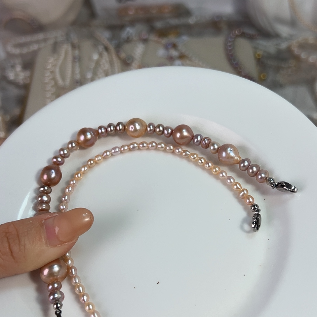 钛钢天然淡水珍珠淡水珍珠
