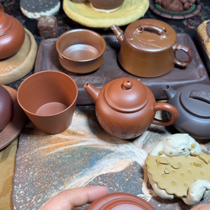 用***2茶壶紫砂手工树桩杯150cc