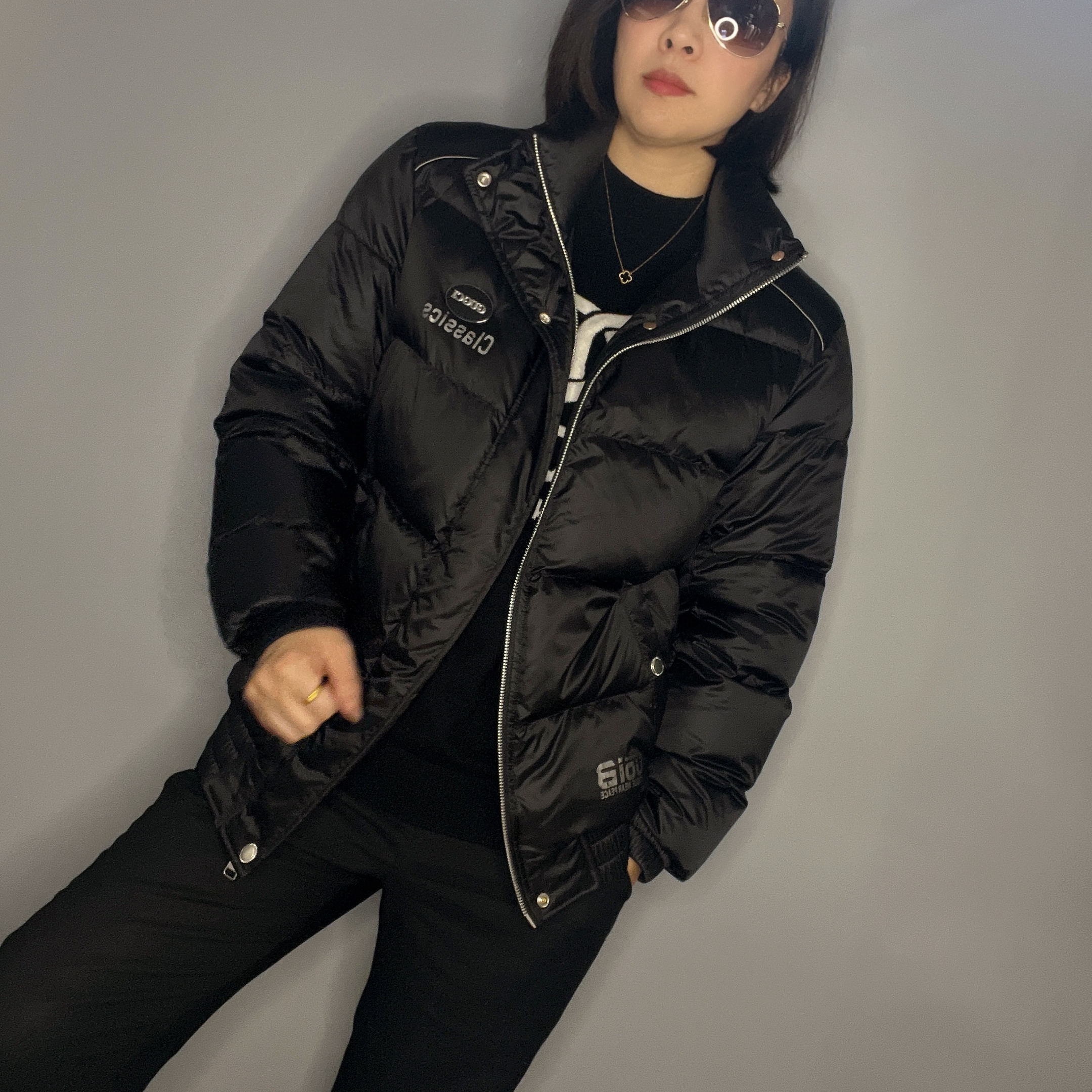 【名品汇】欧货冬季时尚休闲帅气男士立领羽绒