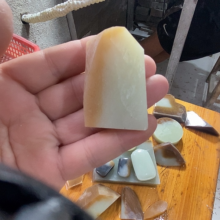 和田玉（糖玉）戒指未镶嵌明**～