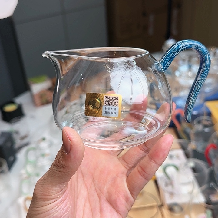 禾器淡然黛蓝公道杯
