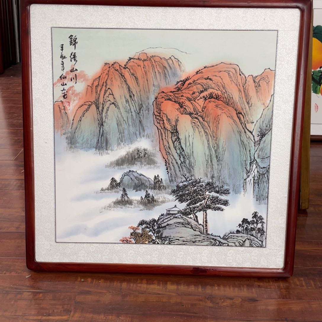 国画带框尺寸63*63厘米