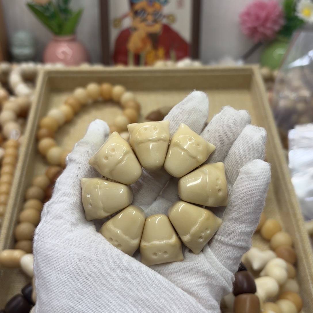 吊坠菩提根/象牙果24牙果机抛冰淇淋猫手捻默认瑕701