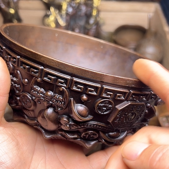 铜制工艺摆件制作