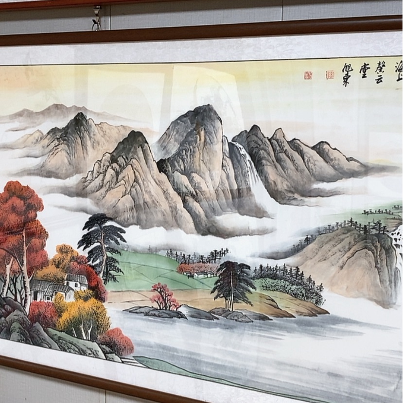 【闪购商品】国画手绘国画带框