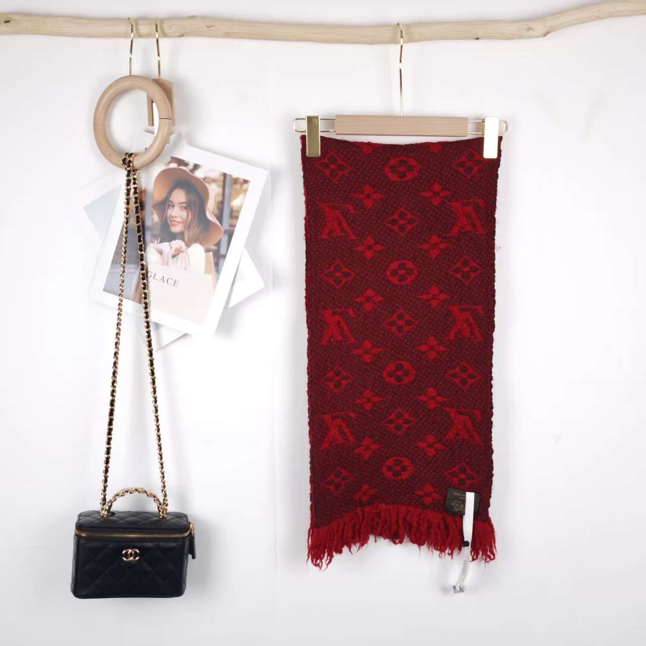 99新 LouisVuitton/路易威登 海囤J/LV围巾//rd54633【99新】