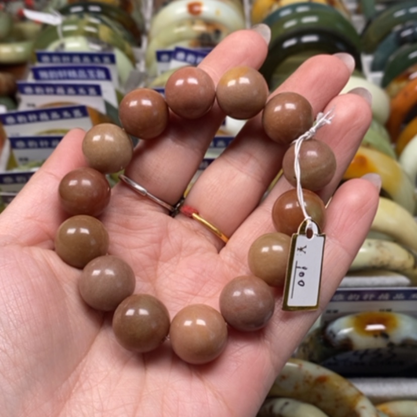 【闪购商品】蛇纹石玉手镯未镶嵌