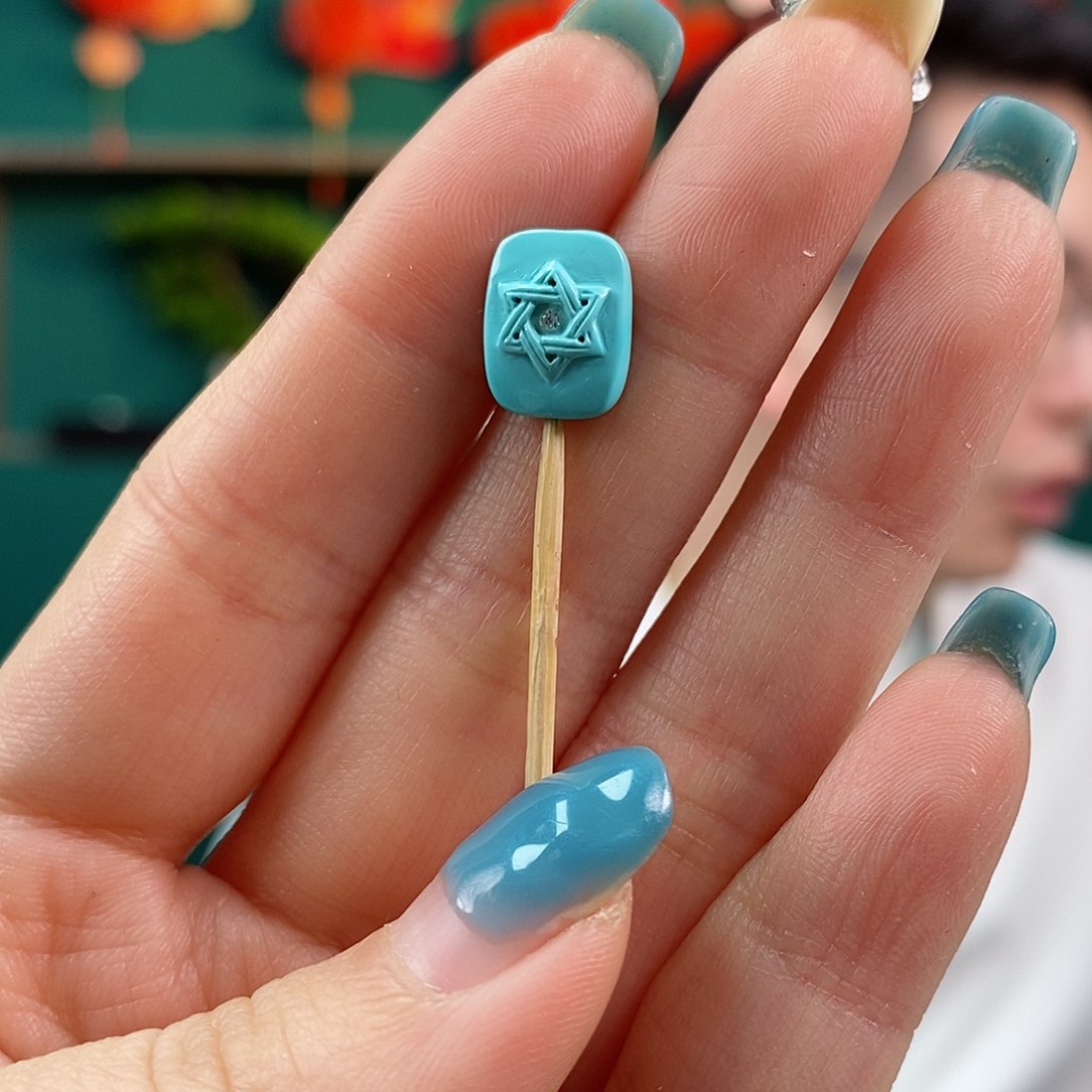 绿松石珠宝奇石未镶嵌