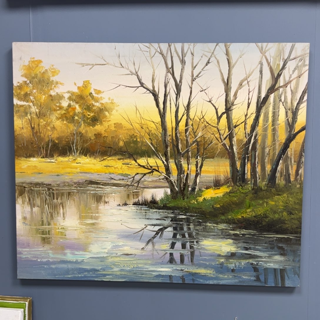 手工手绘精品油画50+60厘米