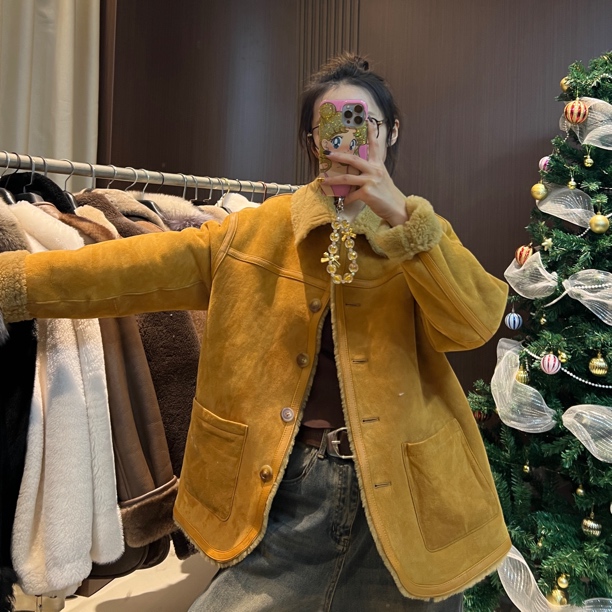 皮毛一体外套清货-10490