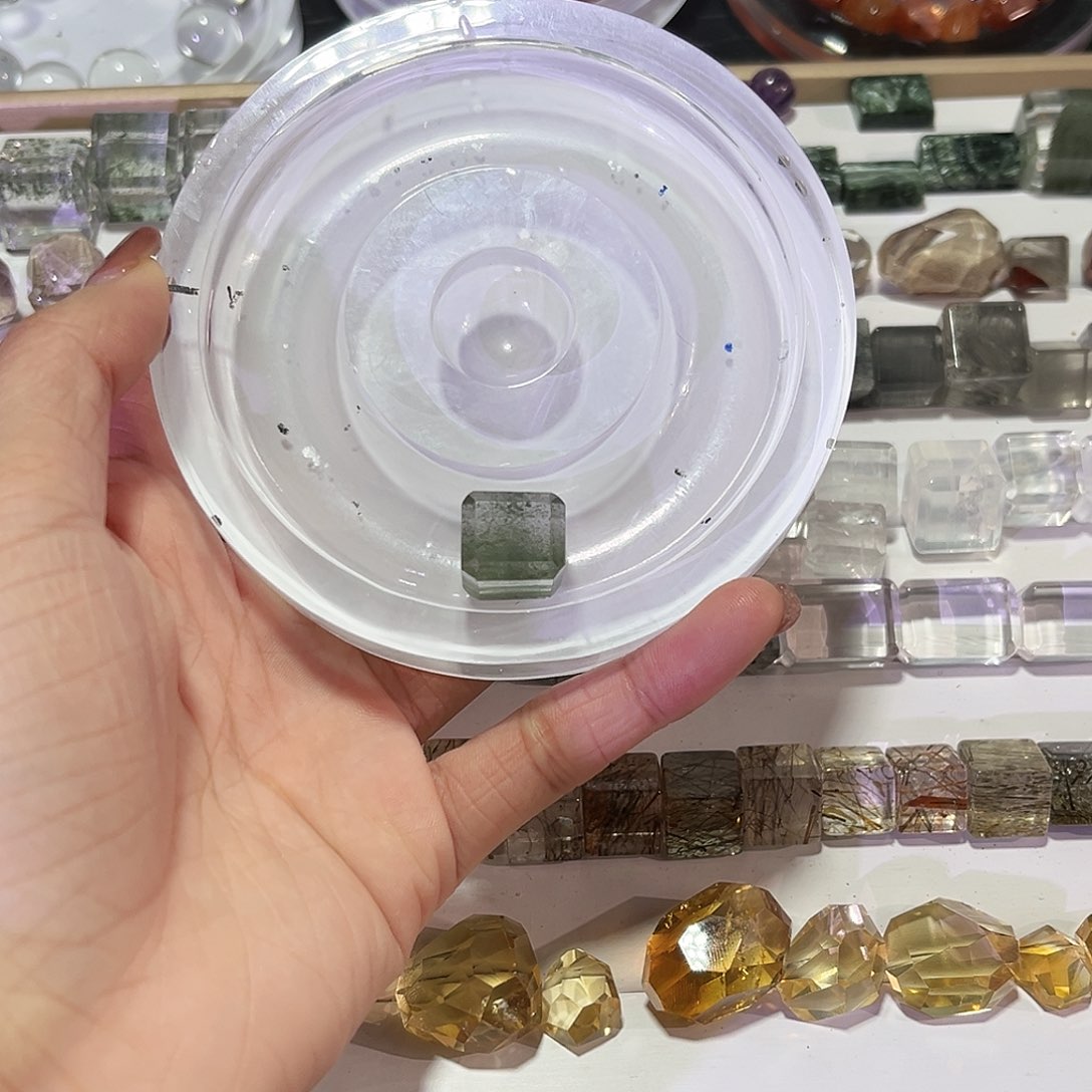 水晶耳饰未镶嵌喵**巫10打孔