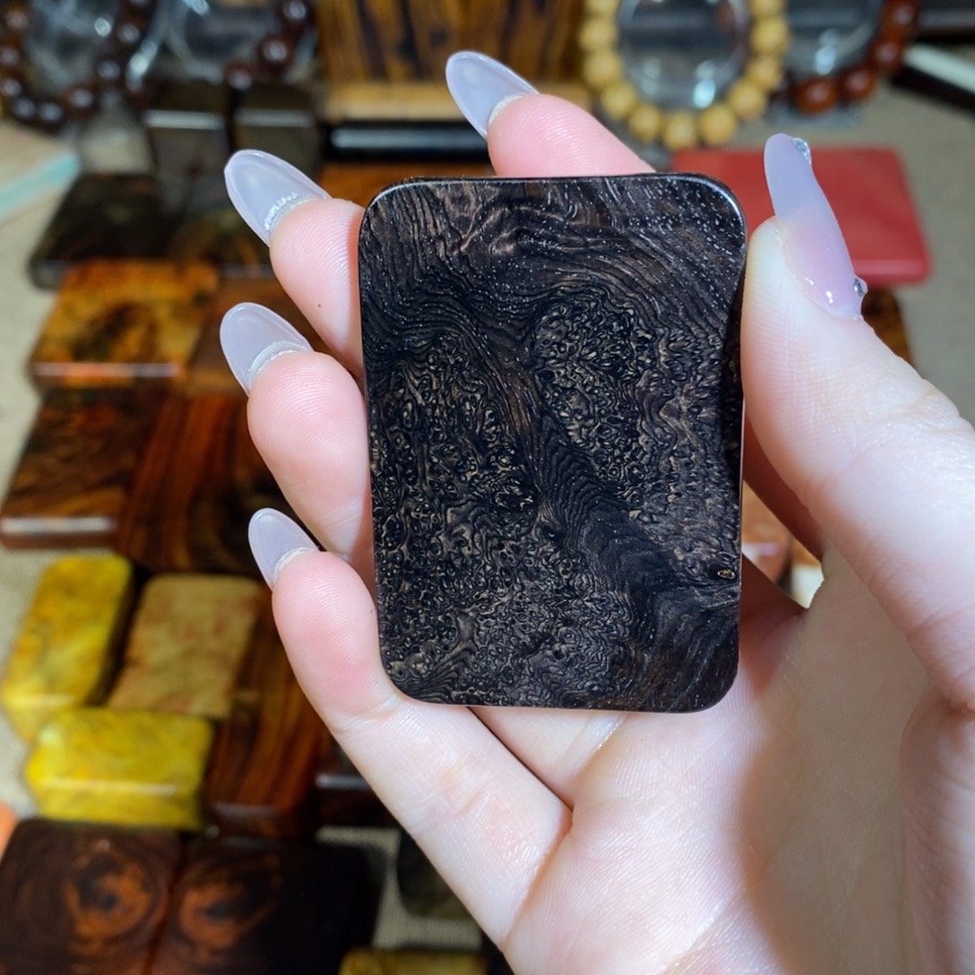 碎***木紫檀木类端景台乌木无事牌