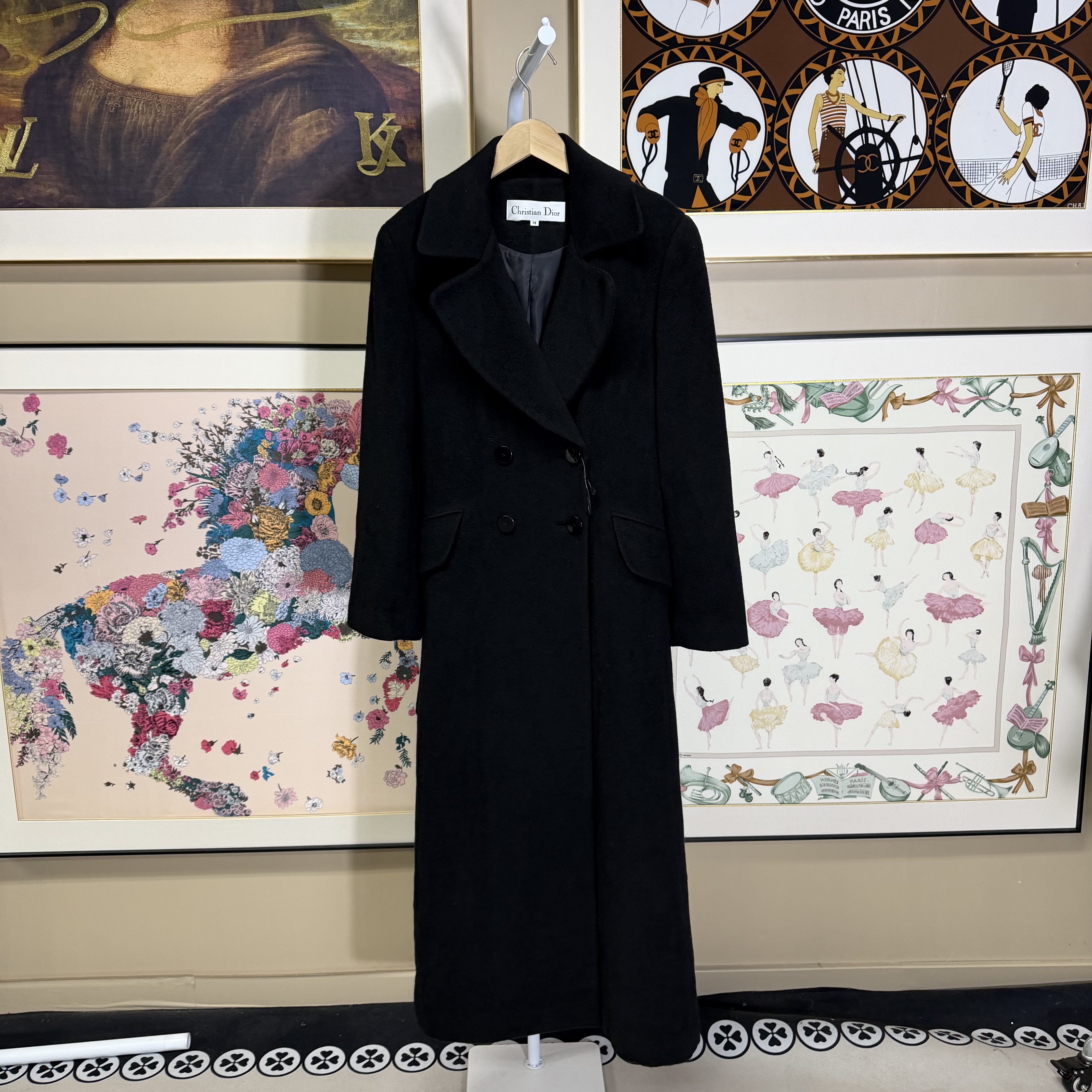 95新 DIOR/迪奥 迪奥黑色大衣女装fy5788