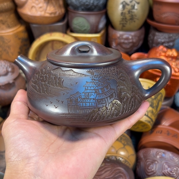 齐***强紫砂茶杯宜兴紫砂杯