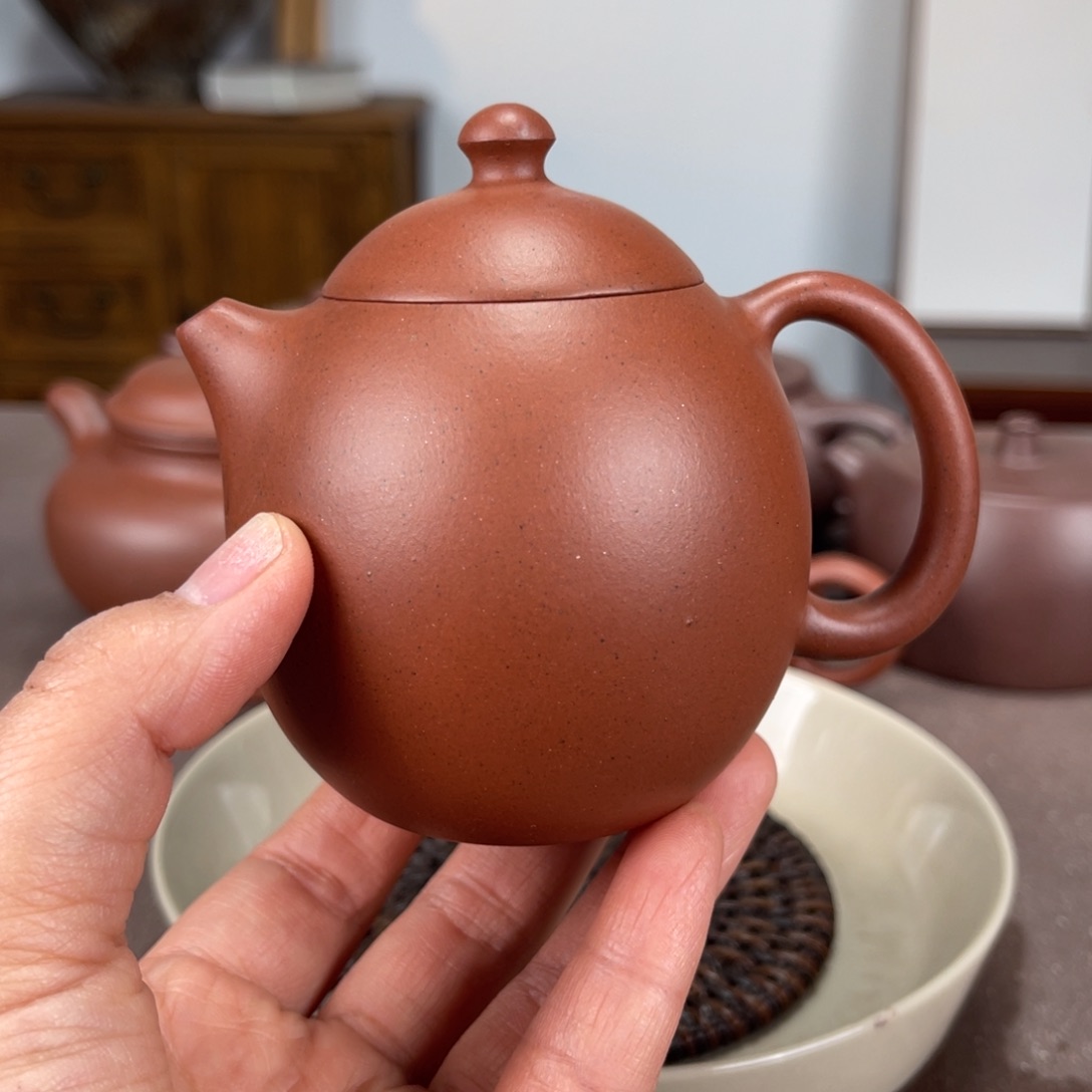 清水泥茶壶龙蛋红清水140