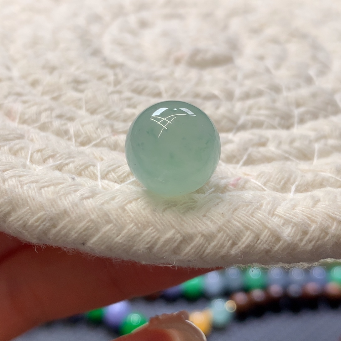 定制翡翠未镶嵌 毛货抛光定制 冰胶蓝晴 卡12 买断