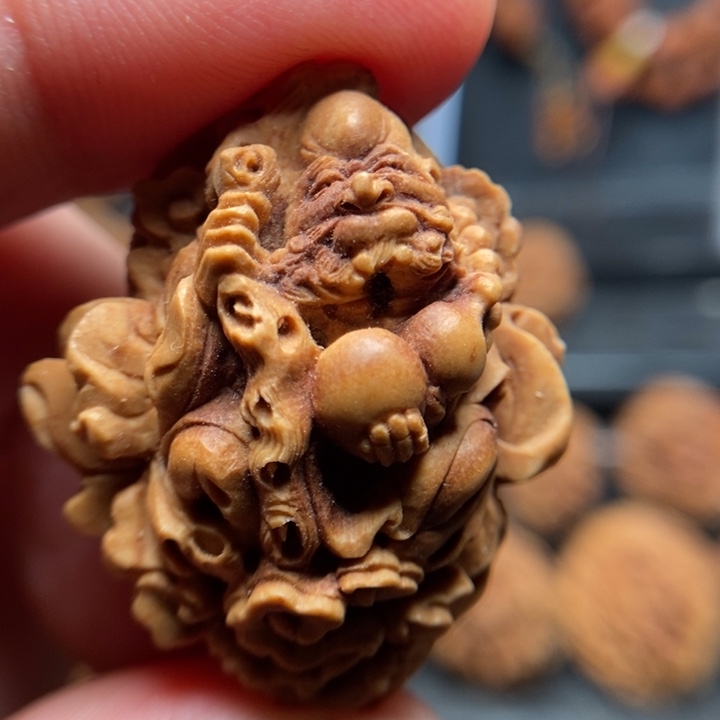 桃核手工达摩祖师