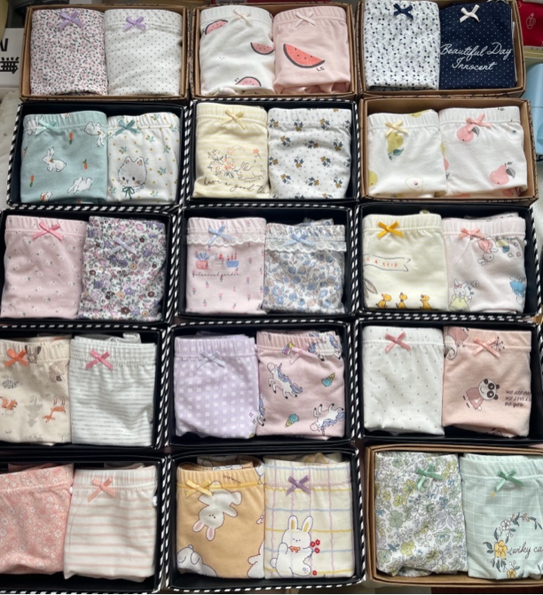 欣引力内衣城品牌儿童平角内裤小女宝四角内裤女孩内裤