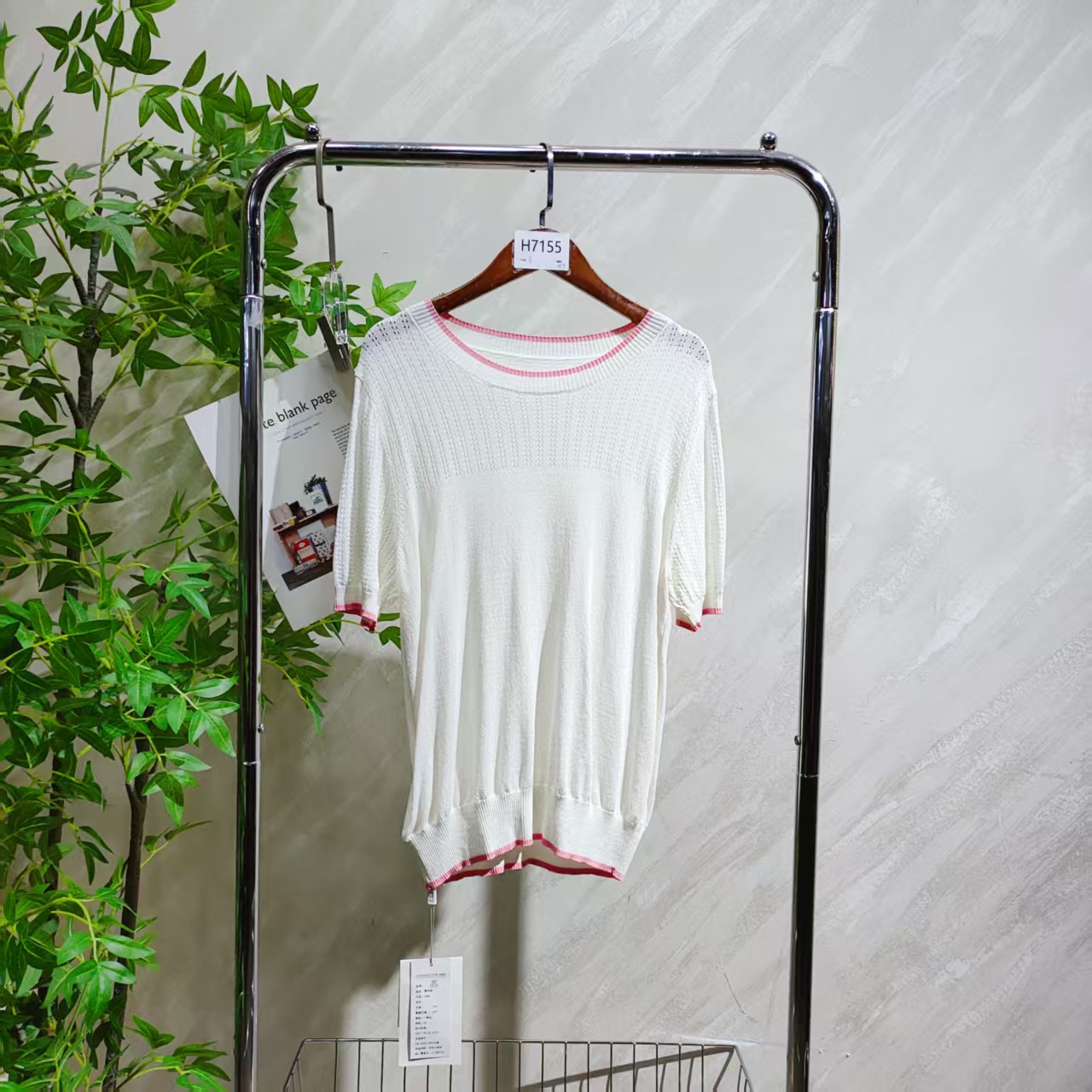 【H7155】 女士气质轻奢百搭针织上衣