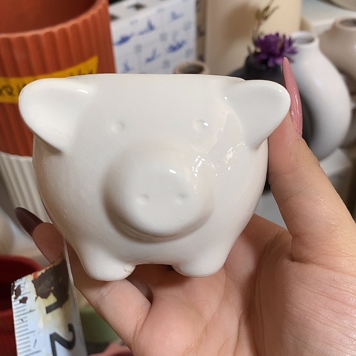 陶盆有孔 瑕疵针孔漏釉介意勿拍 口高