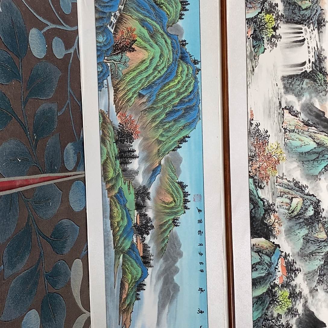 国画带框47✖️162厘米