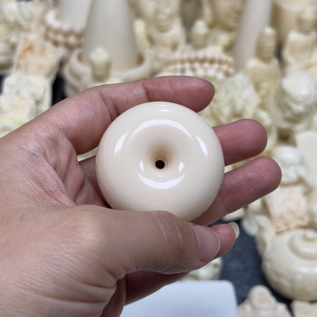 李***洁猛犸象牙把件平安扣