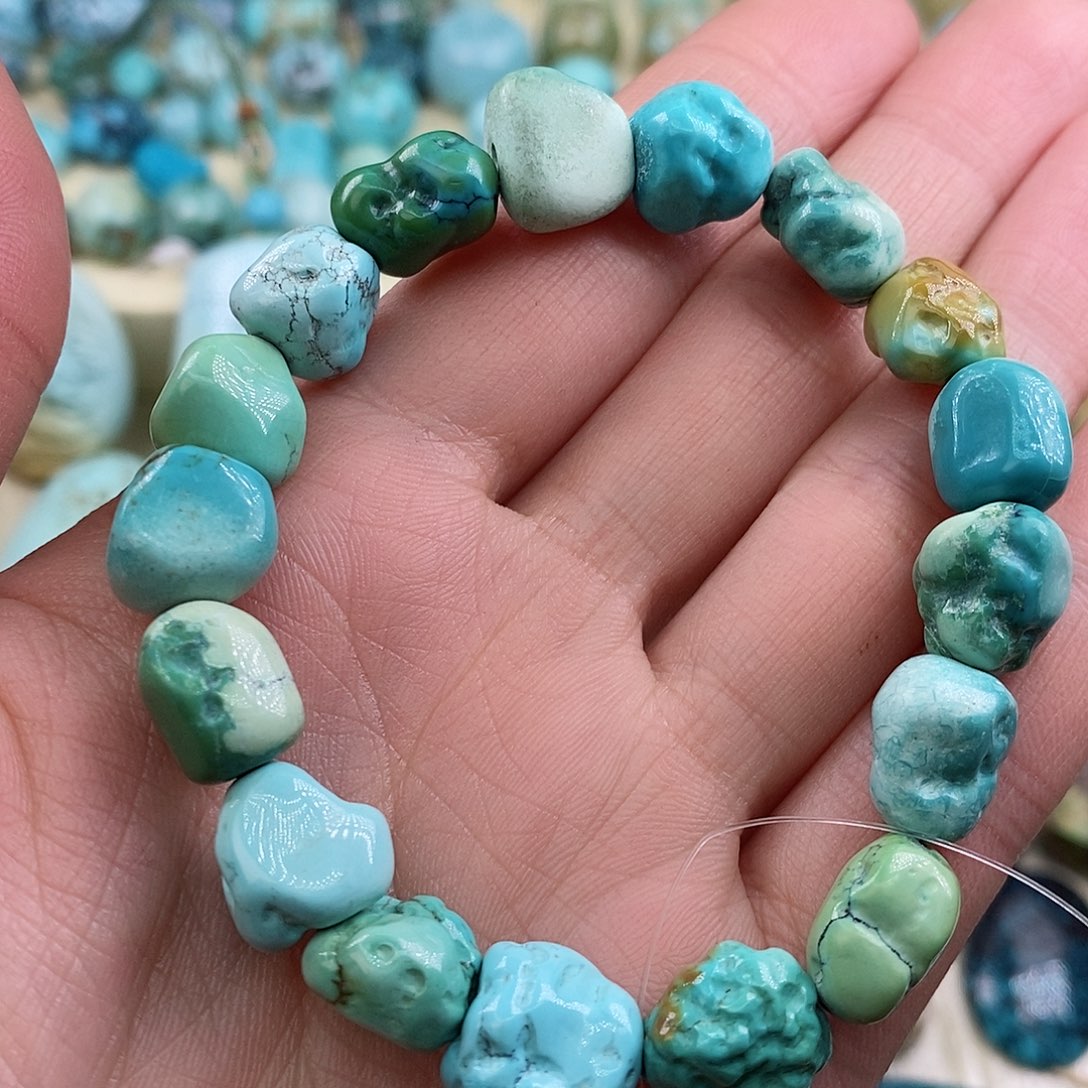 绿松石珠宝奇石未镶嵌