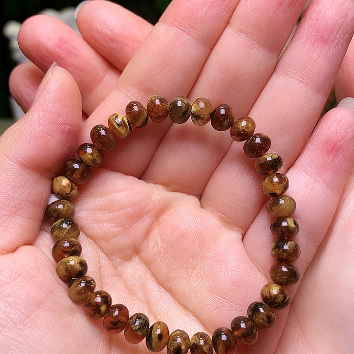 琥珀未镶嵌裸石抚顺琥珀7-302