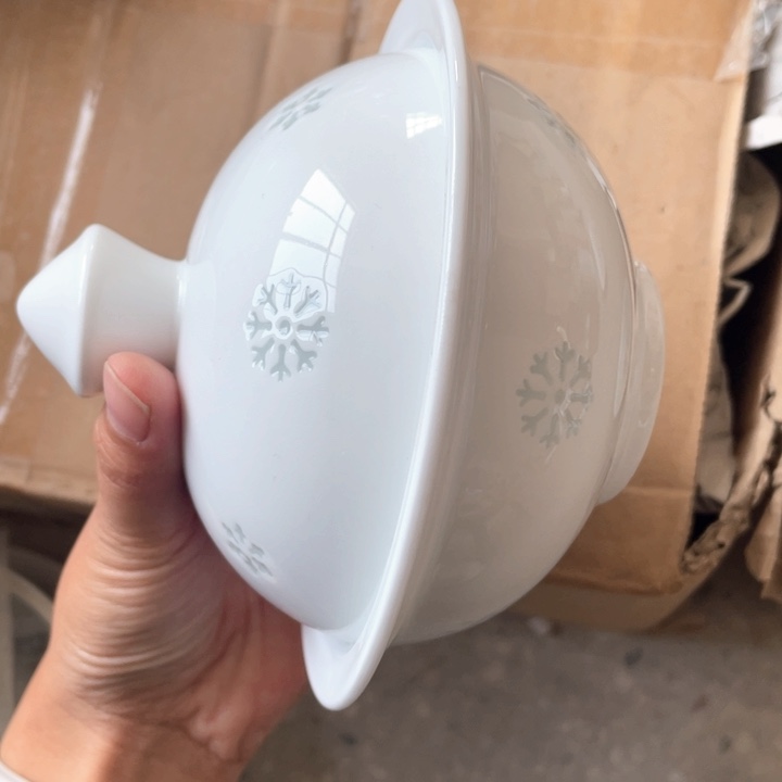 碗景德镇高温细白瓷餐具