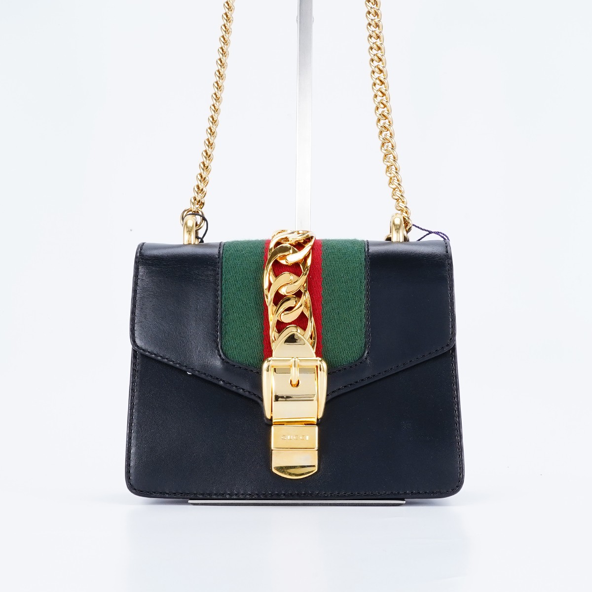 99新 GUCCI/古驰 【白菜】塞尔维亚小号包黑色/BG22001625/98新