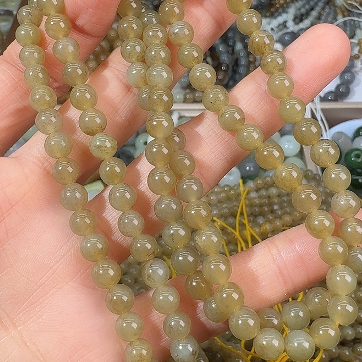和田玉（糖玉）未镶嵌颈饰6mm