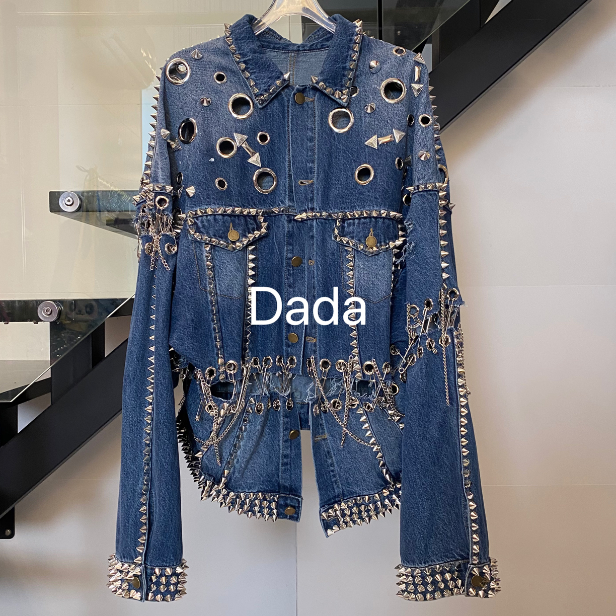 Dada设计款新款重工个性款休闲时尚百搭洋气宽松牛仔C1515398