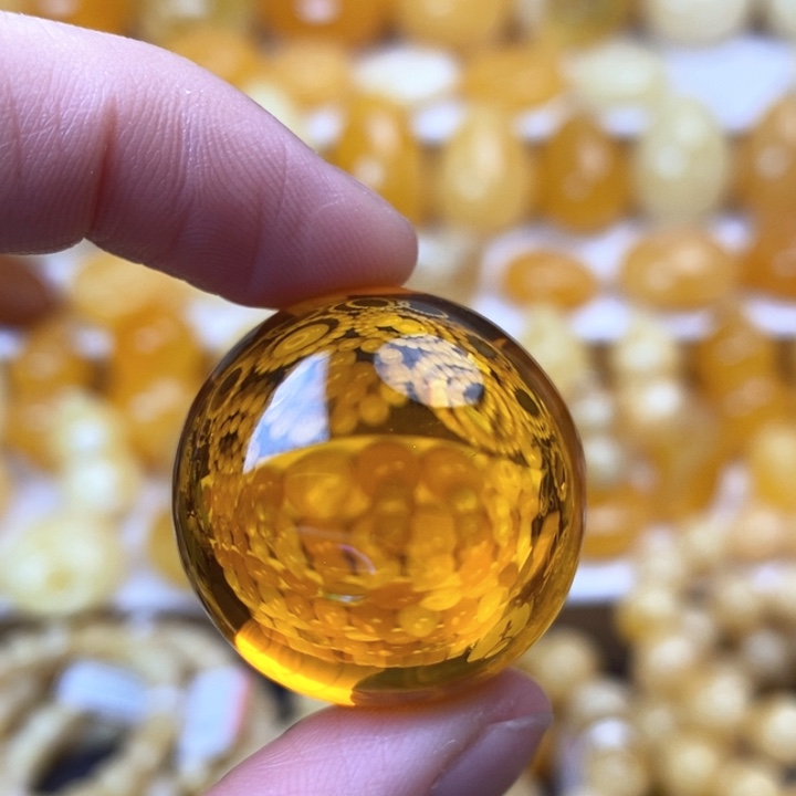 手链琥珀未镶嵌天然无优化琥珀蜜蜡