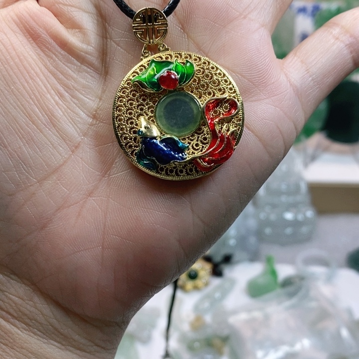 颈饰合金翡翠翡翠