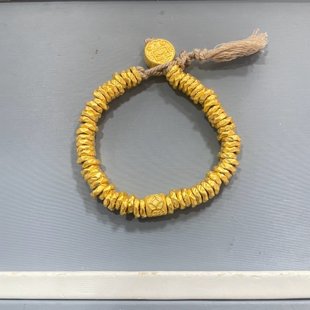 金城皇足金卡七盘缠手串9.24