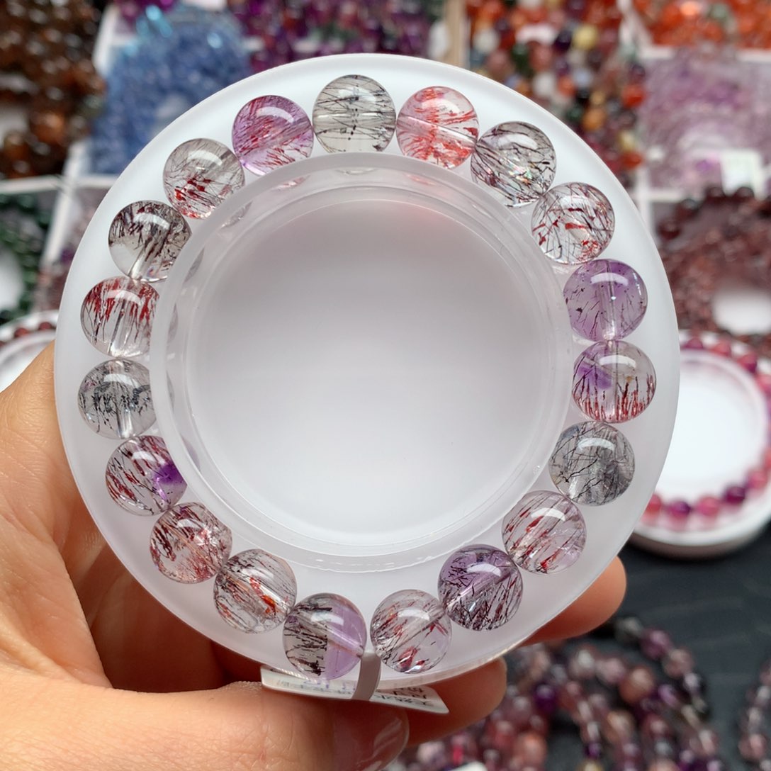 水晶手链未镶嵌仙女超七彼岸花B10