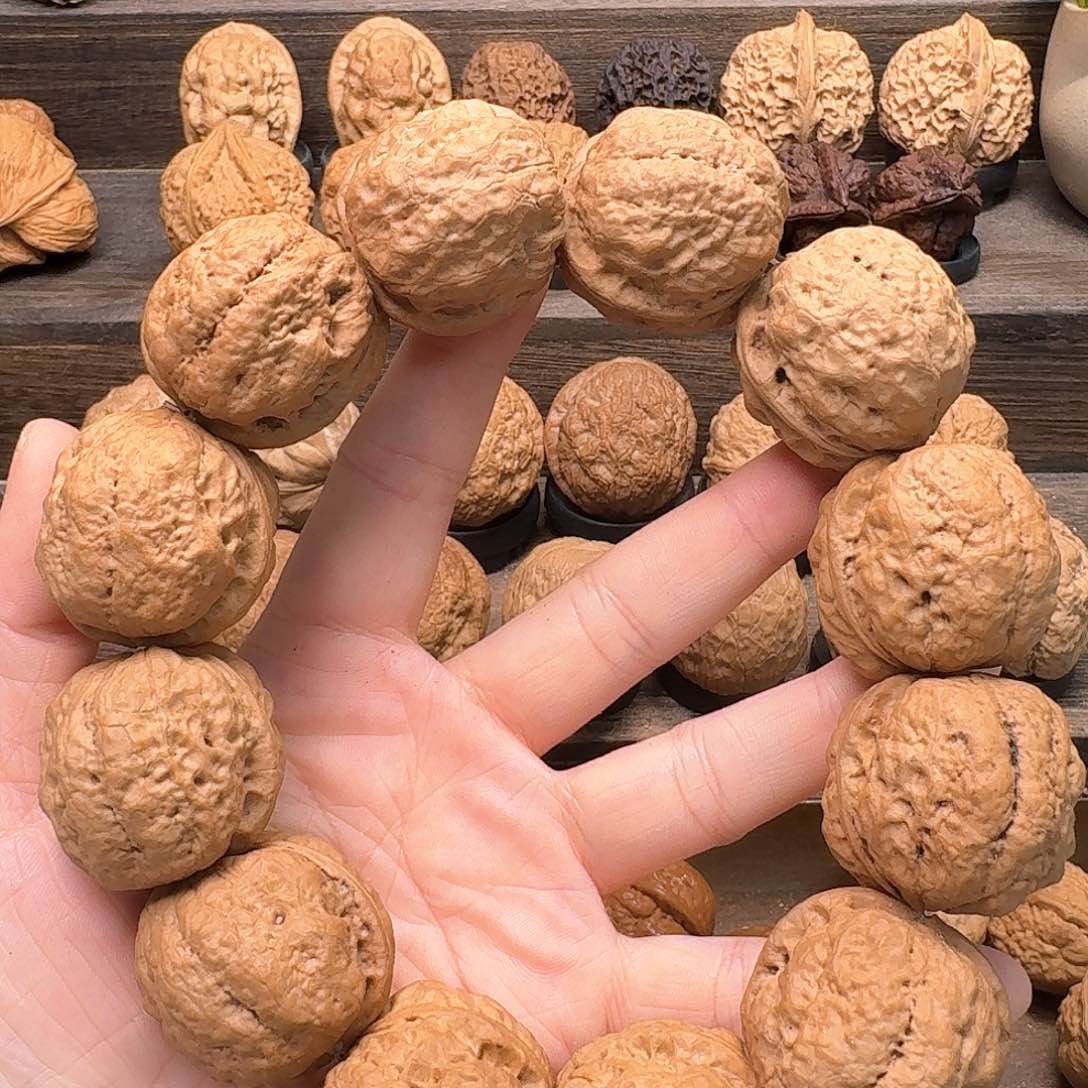 文玩核桃吊坠4钢炮手持34尺寸